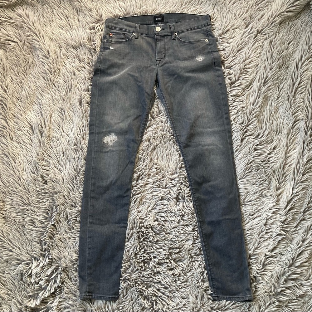 Hudson size 30- Jeans Distressed Gray Skinny Jeans